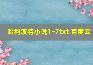 哈利波特小说1~7txt 百度云